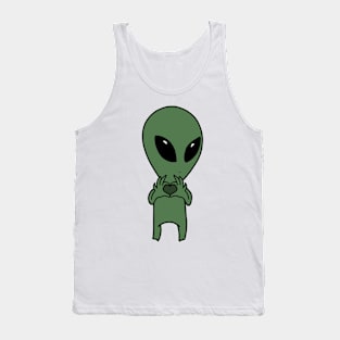 Love Alien - We come in peace Tank Top